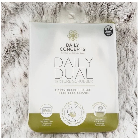 Daily Concepts Daily Dual Texture Scrubber NIP - Picture 5 of 6